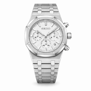 SeikOak Chronograph blanco