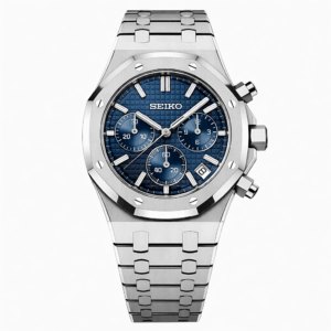 SeikOak cronograph azul
