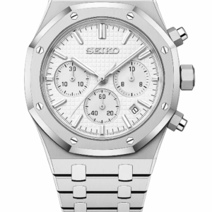 SeikOak Chronograph blanco