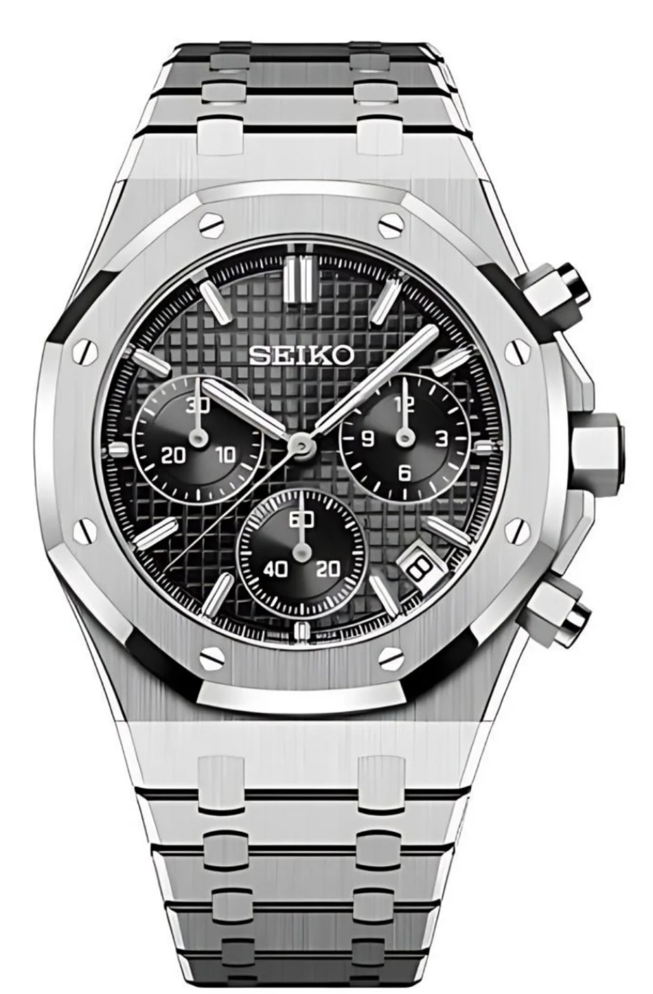 SeikOak Cronogragh Negro