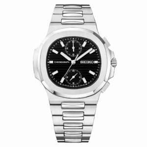 Seikoak Nautilus Chronograph Negro