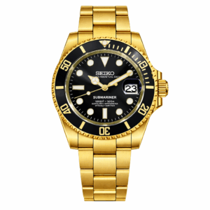 Seiko Submariner  Negro Oro