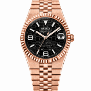 Seiko Land-Dweller Oro Rosa Negro