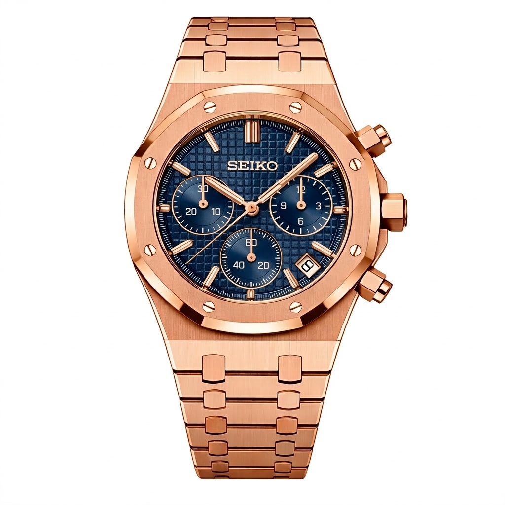 seikoak-chronograph-oro-rosa-azul
