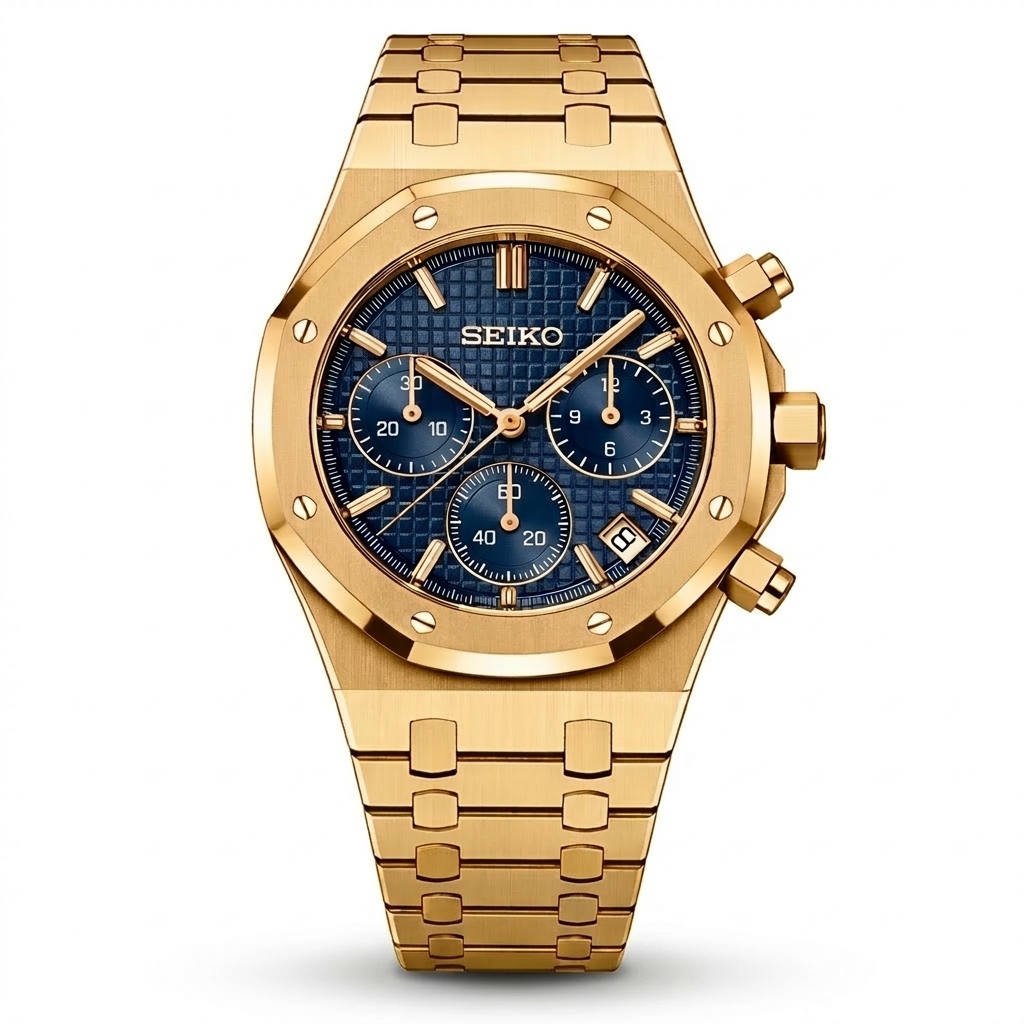seikoak-chronograph-oro-azul