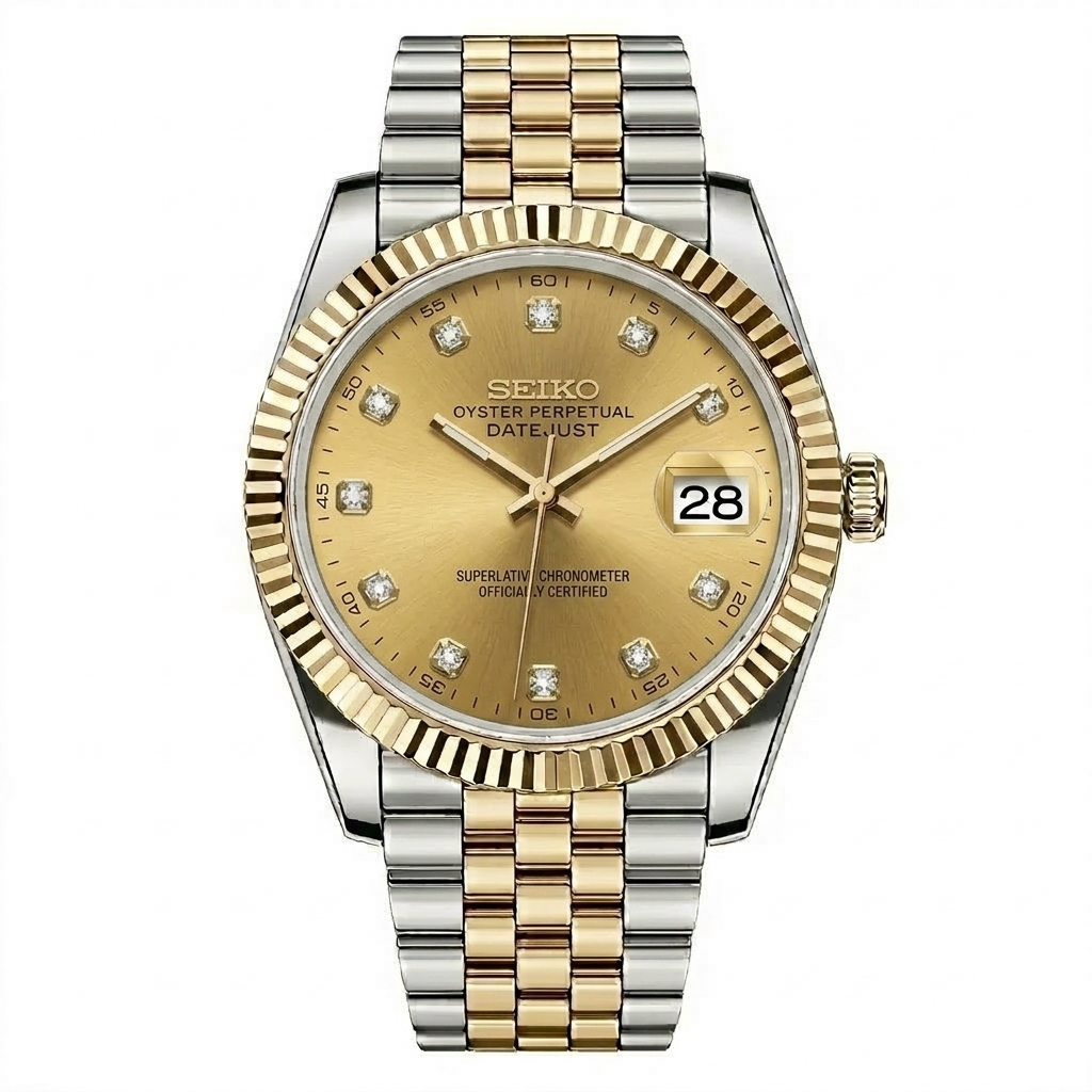 seikojust-acero-y-oro-dorado-brillantes