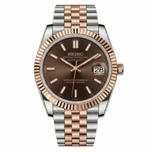 Seikojust Acero y Oro Rosa Chocolate
